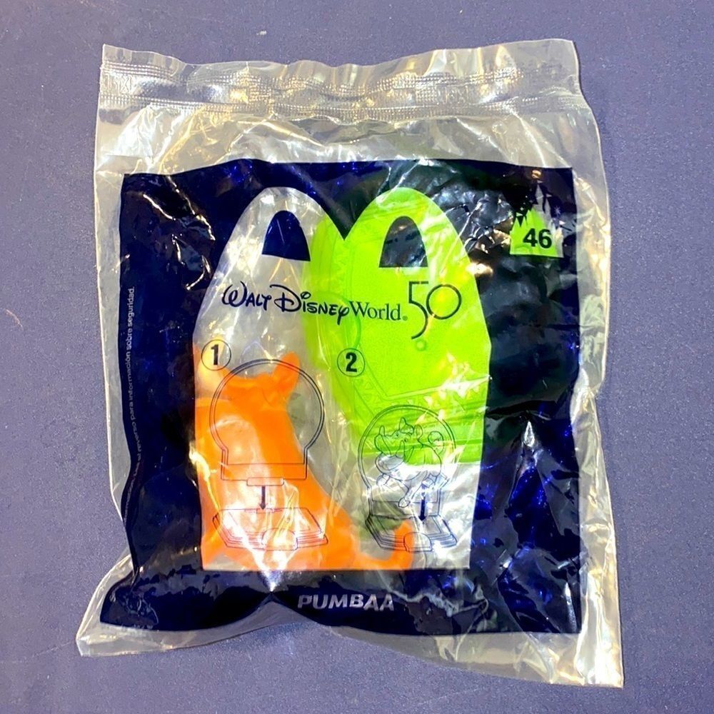 McDonald’s Walt Disney World’s 50th Anniversary Happy Meal Toy #46 Pumbaa